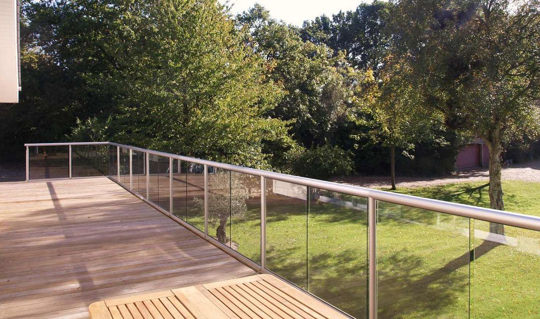 Outdoor Glass Balustrade