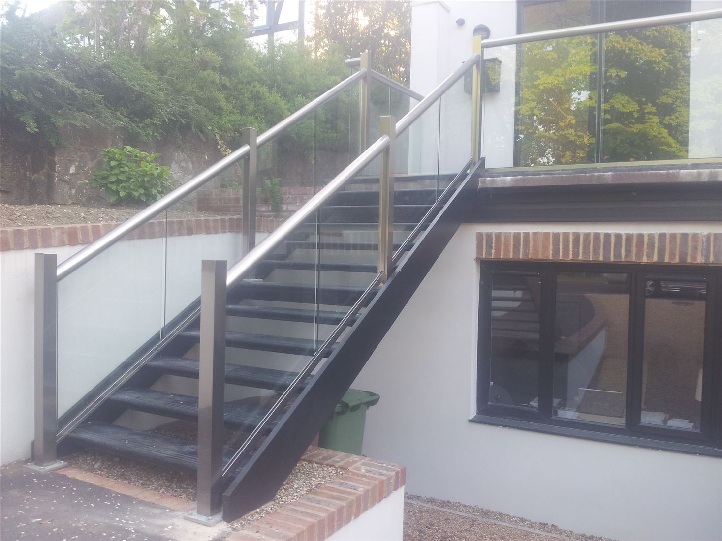 Glass Stair Railings