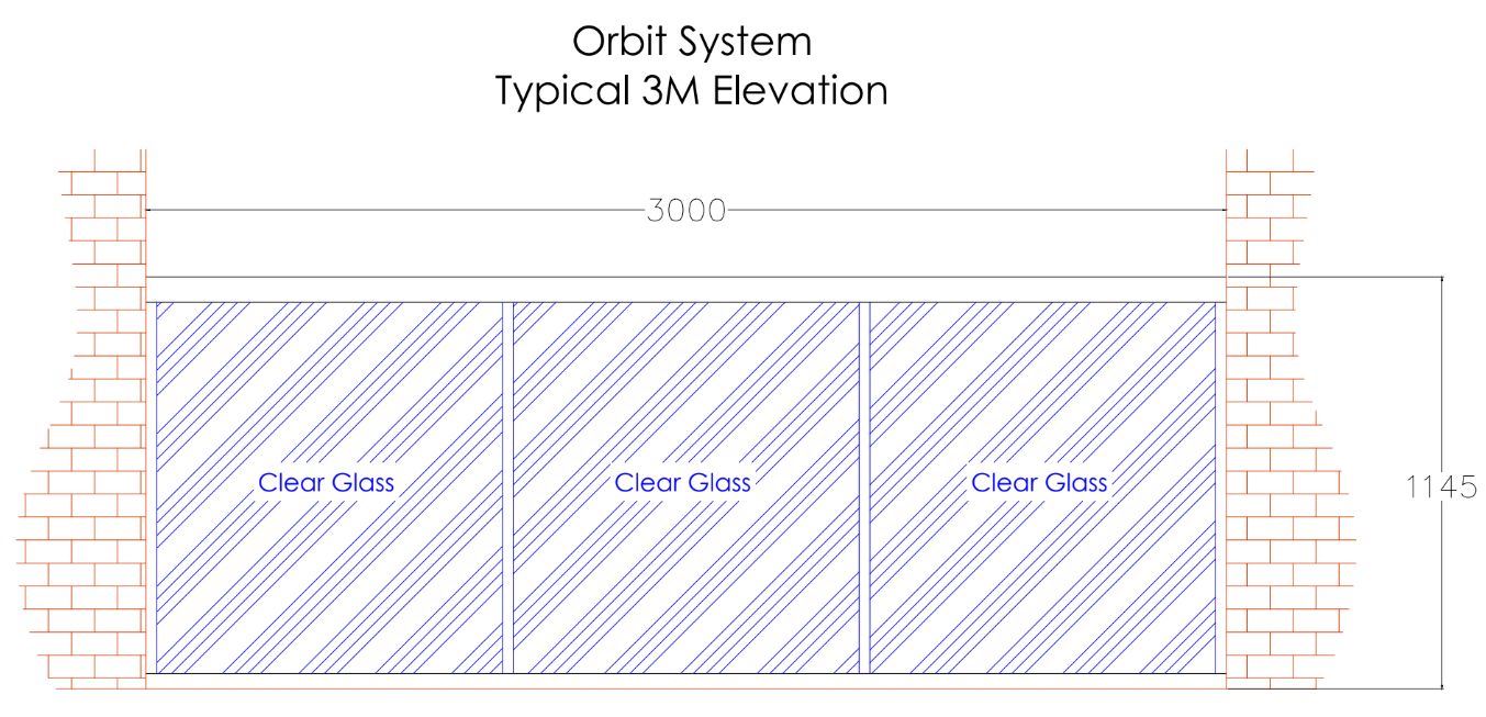 Orbit System Typical 3M Elevation