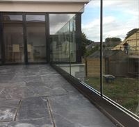 8 metres of our SG12 Frameless Glass Balustrade (fitted above floor level) with BalcoNano® self-cleaning glass coating installed at a property in Aberdeen 
