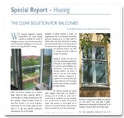 The Clear Solution for Balconies