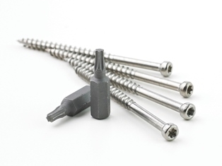 Lost head screws for Composite Decking