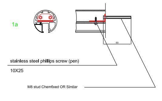 concealed wall bracket