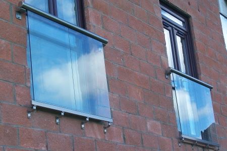 Glass Juliet Balconies in Glasgow