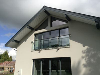  A Juliet Balcony installed on Scandia-Hus' Adelia Show Home