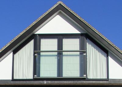 Close-up photo of a Mirror Juliet Balcony installed on a modern property