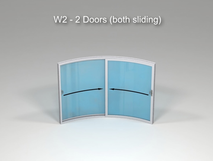 Curved Door Model W2