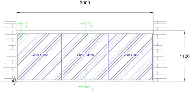 glass balustrade elevation glass balustrade elevation