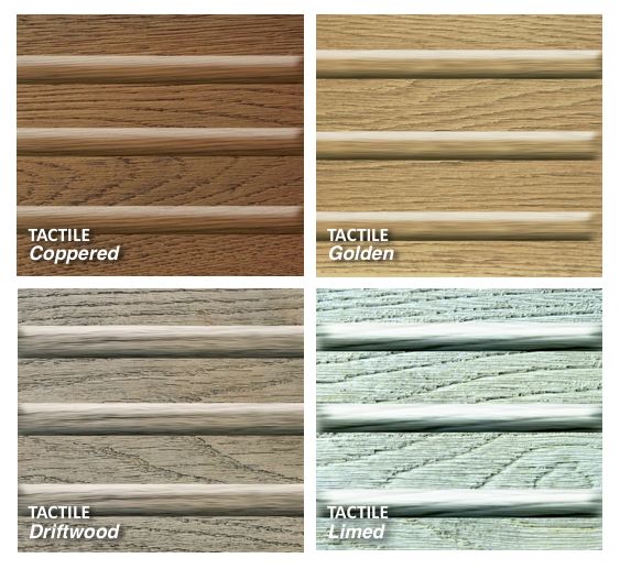 colours of tactile decking