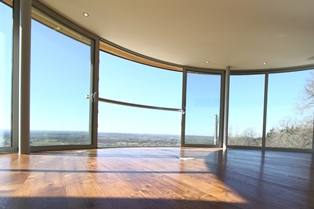 Curved Glass Sliding Door system