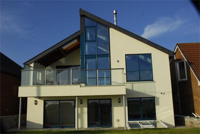 Silver Orbit Juliet Balcony reflecting the sky