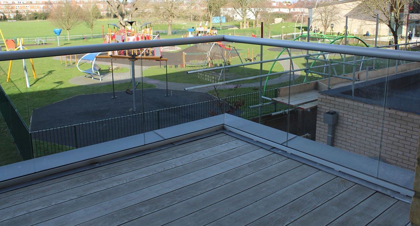 Glass Balustrade for Decking