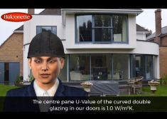 What is the U Value of the Glass Supplied with Your Curved Doors video screenshot