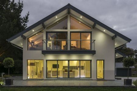 Glass Balconies Design Show Home