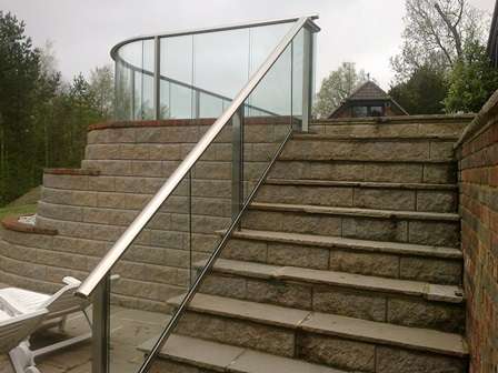 Glass Stair Railing