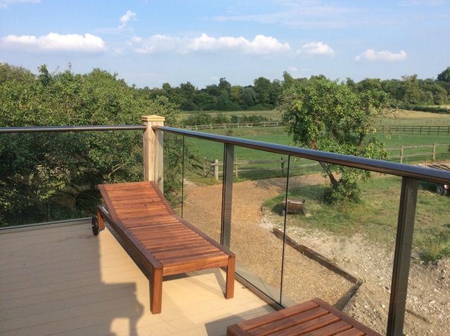 glass balustrade in dorking surrey