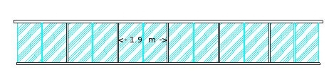 handrail spacing post span 1