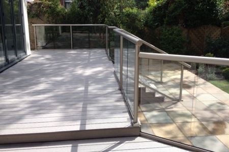 Glass Balustrade in Chislehurst