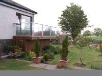 Glass Balustrade on home in Scotland