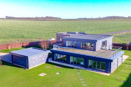 Glass Balustrade in the Countryside