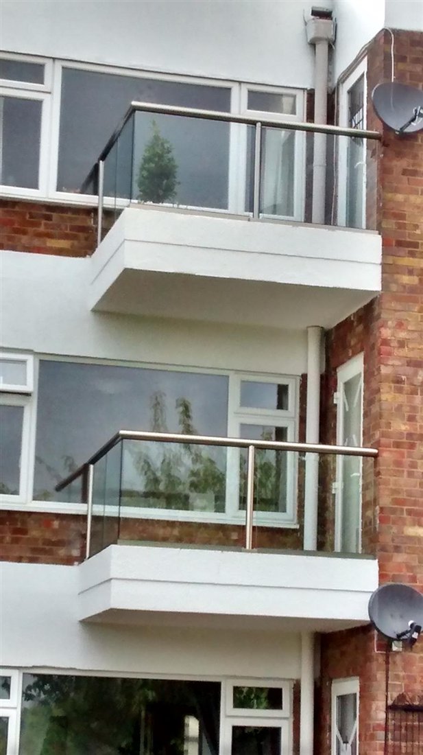 Reburbed Glass Balconies