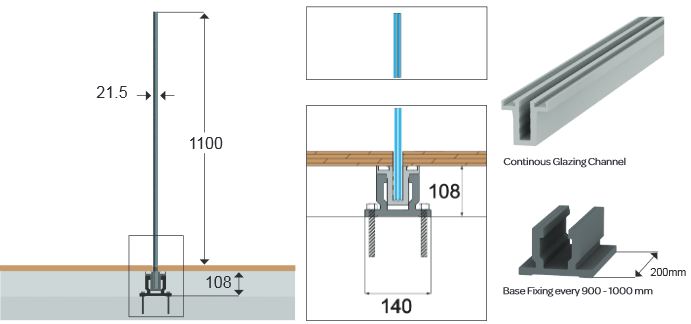 Frameless glass balustrade systems uk