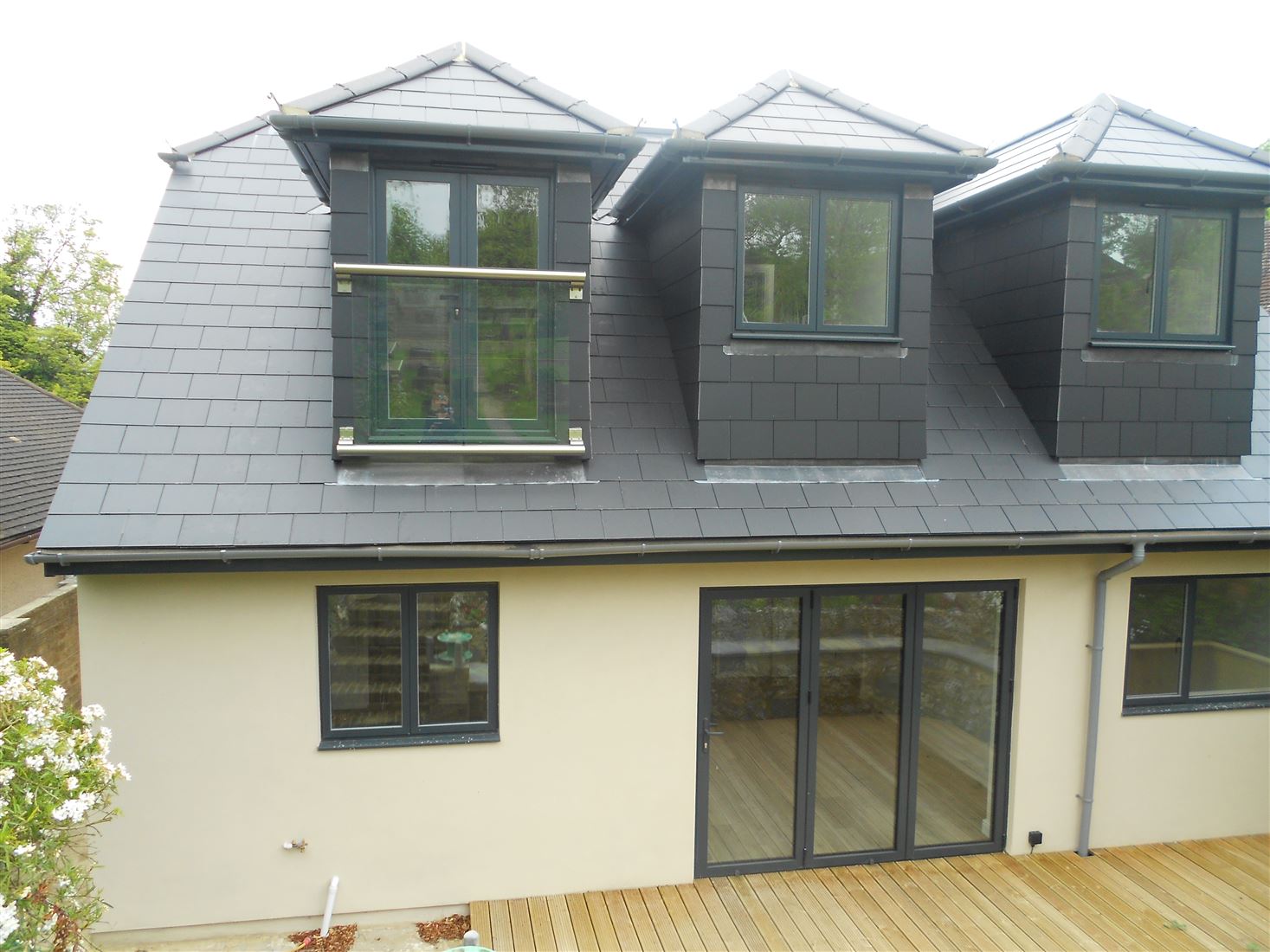 Royal Chrome Mirror Juliet Balcony installed on a property in Berkshire