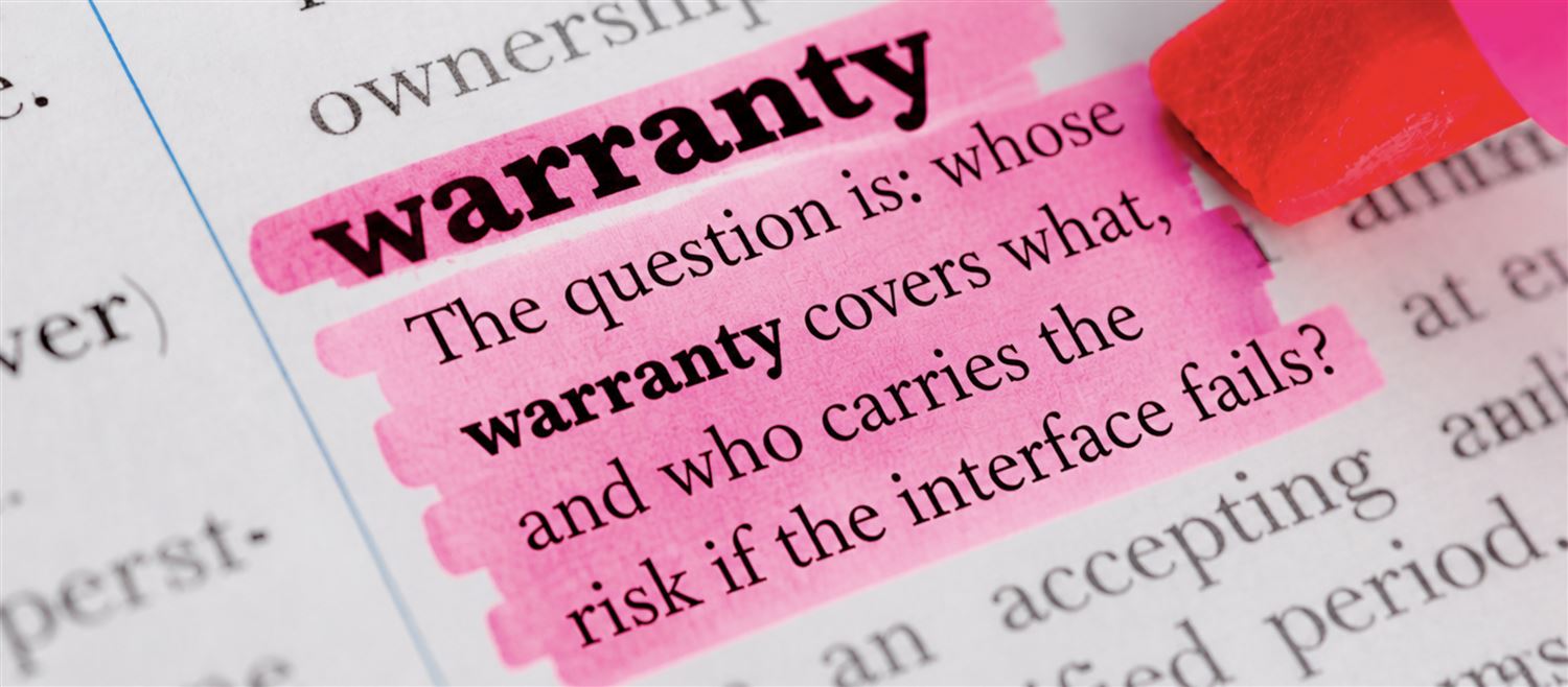 Warranty definition - but instead questioning who covers what and where responsibility lies