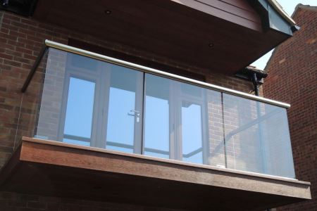 Orbit Glass Balustrade in Essex