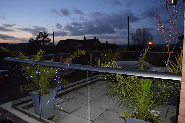 glass balustrade in Ledbury