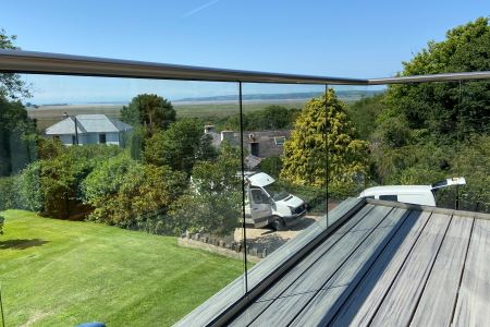 Glass Balustrade Balcony in Gower