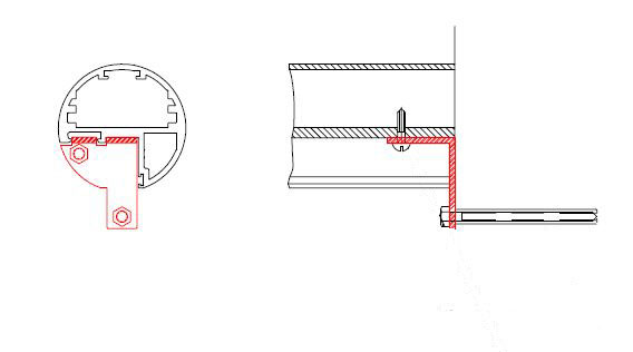 Fixings of a balustrade