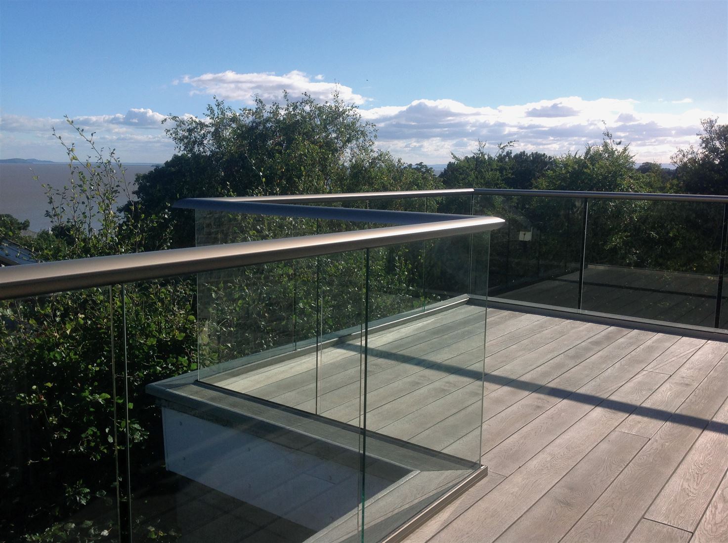 Decking Glass Balustrade