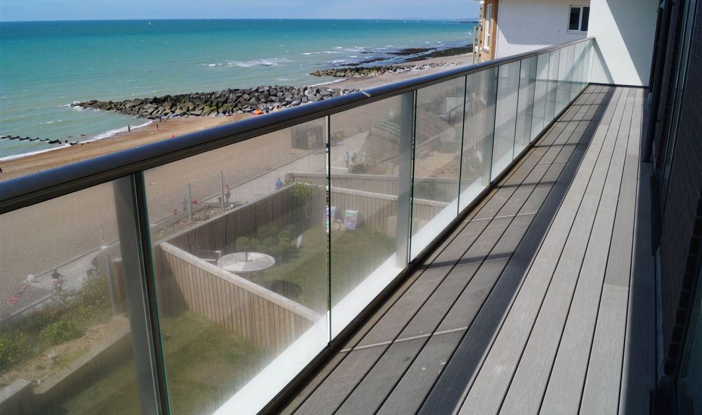 Glass Balcony on sea view