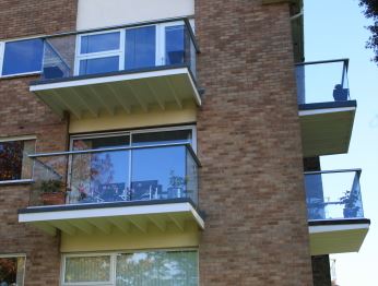 Glass Balustrade in Royal Chrome