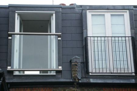 Mirror Glass Juliet Balcony in Wandsworth