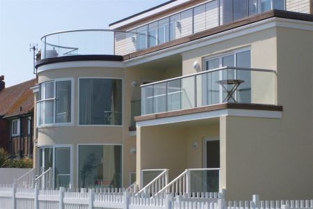 Curved Glass Balustrades in East Sussex