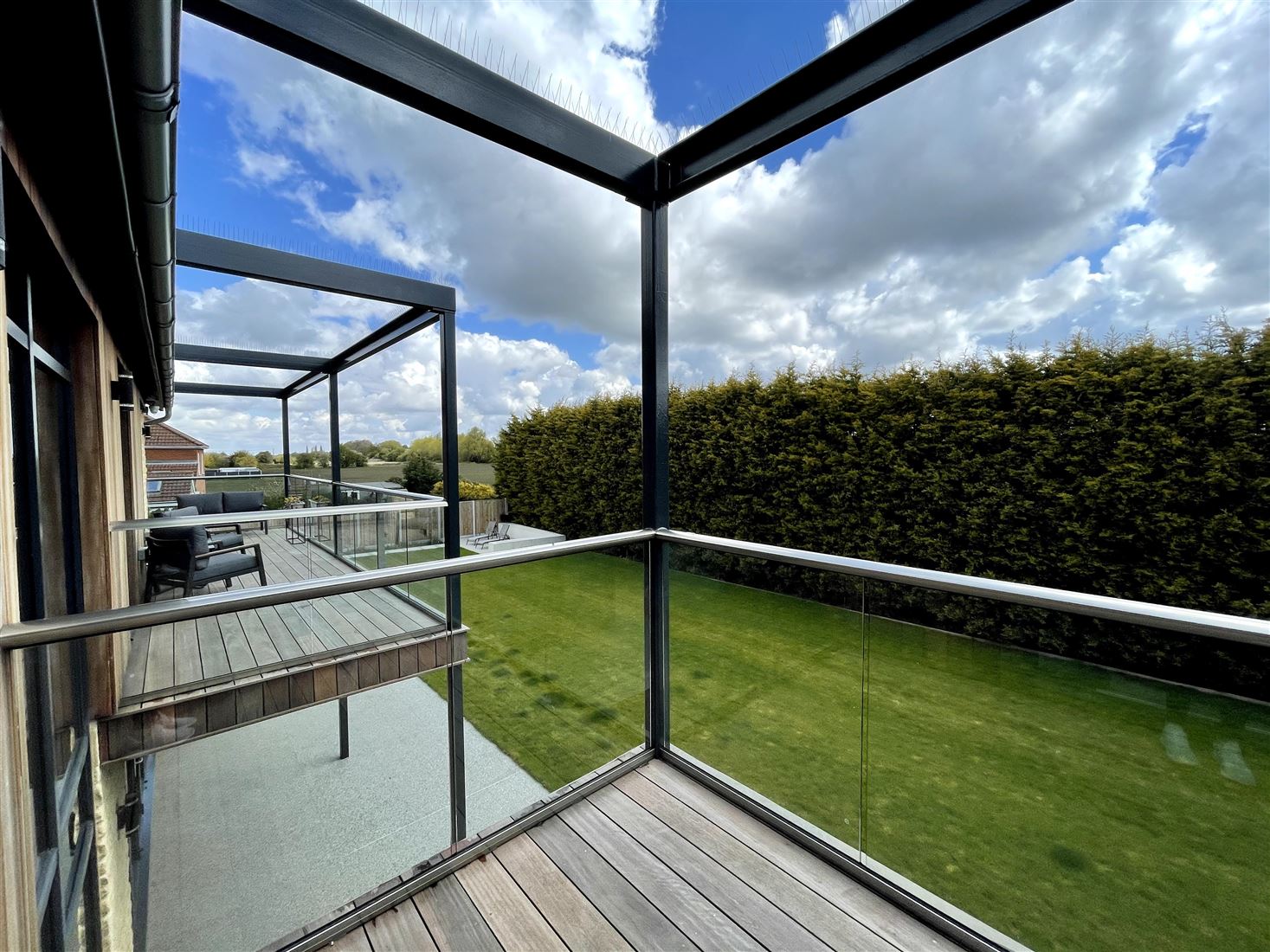 Glass balustrade in Peterborough