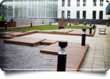 commercial applications for decking