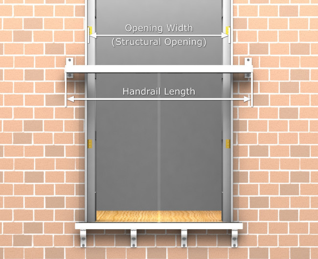 Juliet Balcony - Custom size
