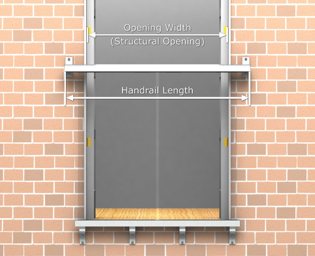 Juliet Balcony - Custom size