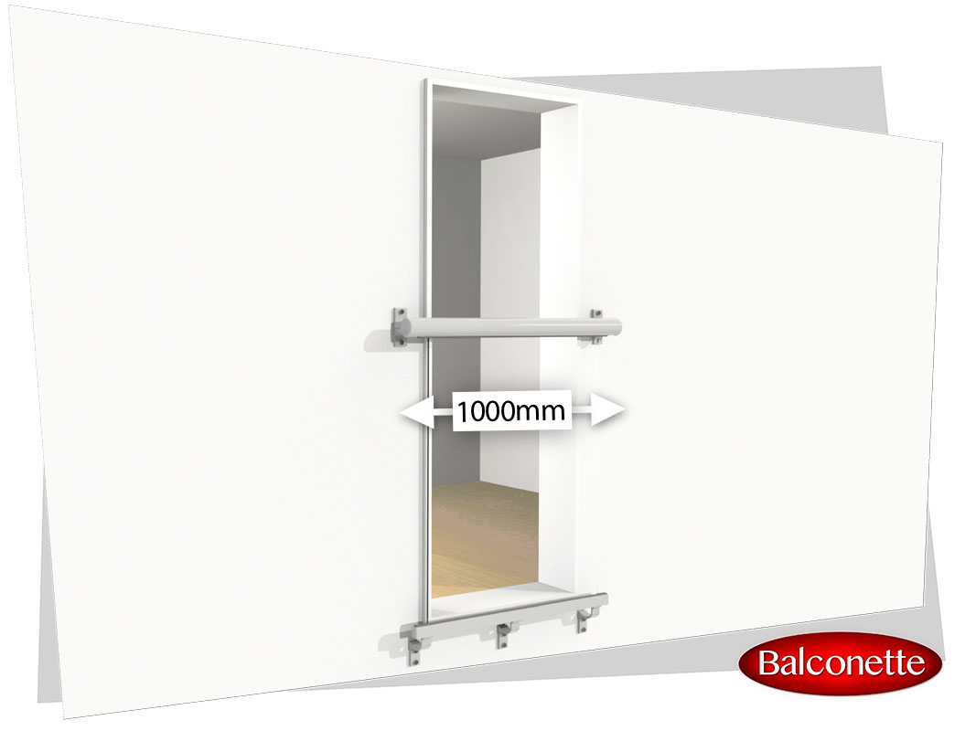 1000mm wide Juliet Balcony