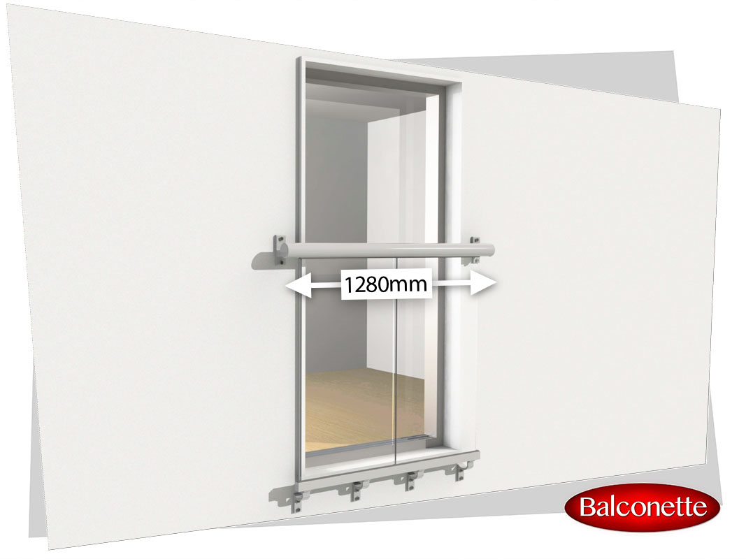 1280mm wide Juliet Balcony