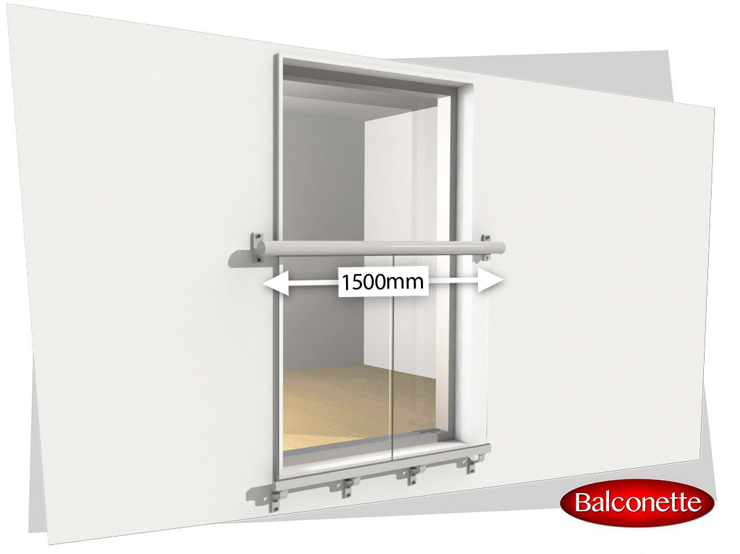 1500 mm wide Juliet Balcony