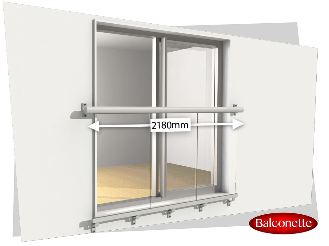 2180mm wide Juliet Balcony