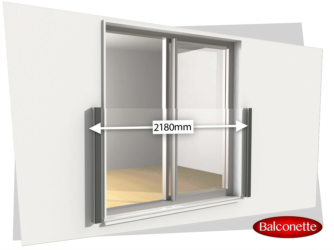 2180mm wide Juliet Balcony